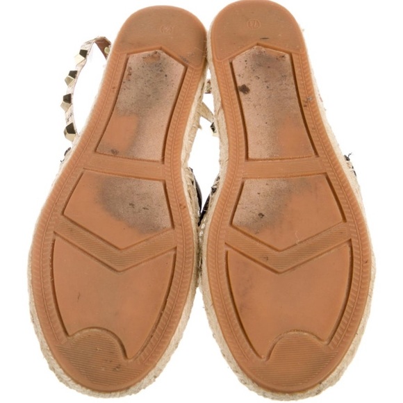 Rebecca Minkoff Embissed Jute Espadrilles Size 9 - Picture 5 of 5